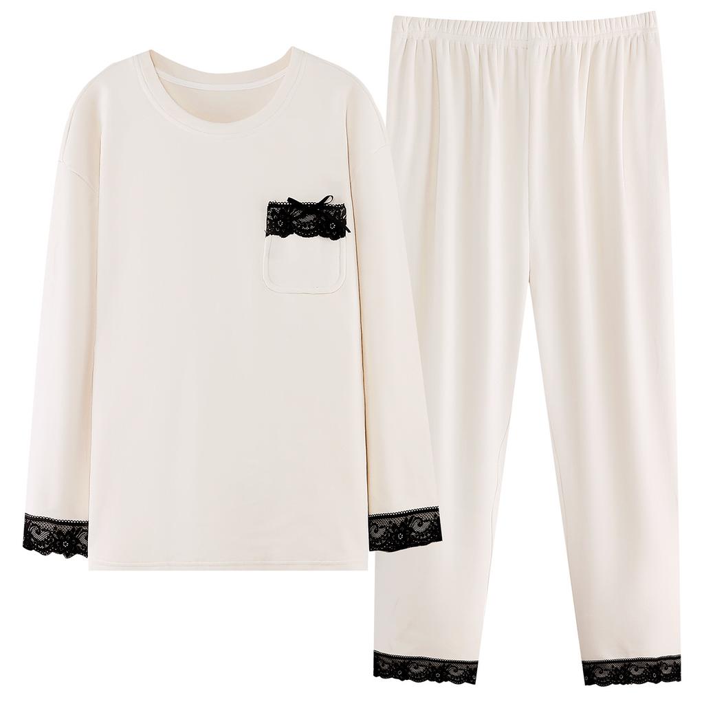 Pajamas Ladies Autumn And Winter Coral Fleece Thickened Fleece Warm Island Fleece Premium Winter Thin Fleece Homewear Set