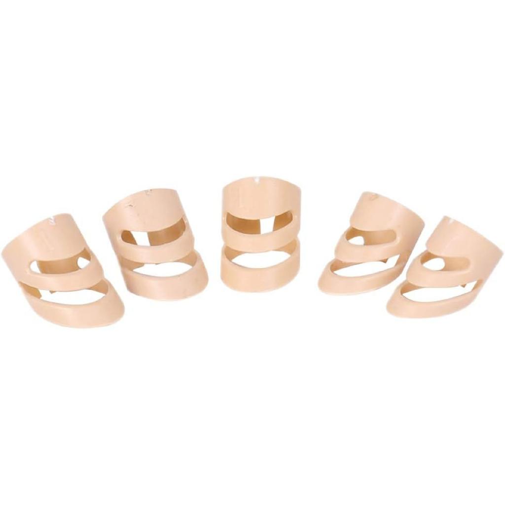 Gitarren-Fingerplektrum-Set Daumen-Fingerplektren Plektren Verstellbare Plektren für Akustikgitarre Bass Banjo Ukulele Verstellbare mittlere und große Gitarrenplektren,