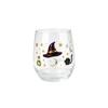 Halloween 2D Multi Pattern Transparent Glass Cup for Party Holiday Drinks and Home Décor