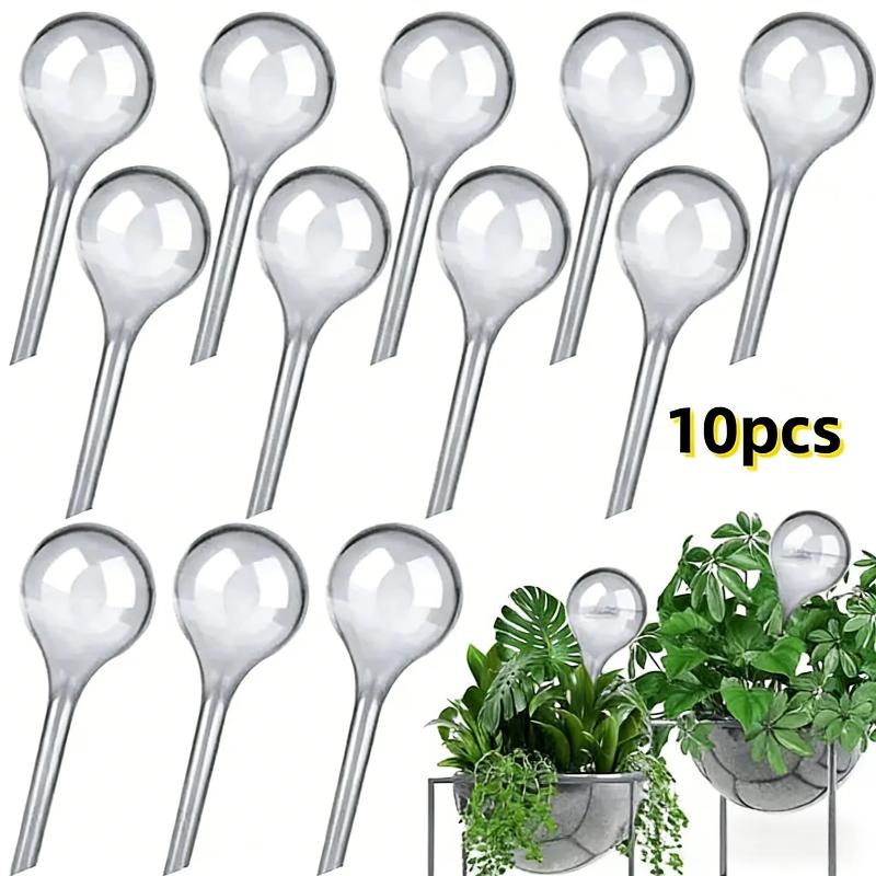 10PCS Plant Watering Bulbs Automatic Self-Watering Globes Plastic Balls Garden Water Device Watering Bulbs For Plant Promotion