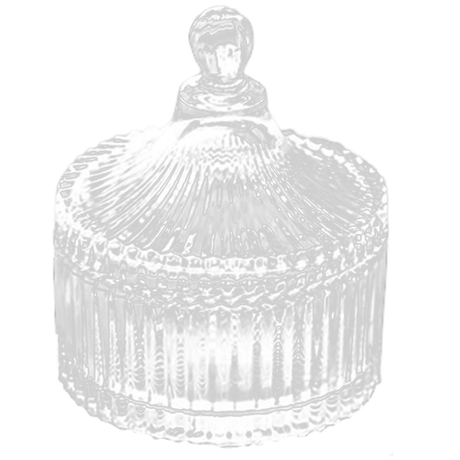 

Стеклянная банка для хранения объемом 300 мл с крышкой, хрустальные банки-контейнеры, идеально подходящие для конфет, сладких блюд, украшений, сахара, интерьера, домашнего декора чистый