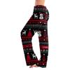 Women's Drawstring Christmas Printed Casual Pants