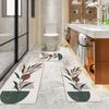 1Pcs Vround and line  Pattern Floor Mat Modern Kitchen polyester Rug Non-Slip Colorful Indoor Carpet, For Home Bathroom Bedroom Living Room Decor