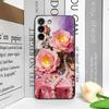 Luxurious Pink Rose Diamond Jewelry Printed Phone Case for Samsung Galaxy A56 A14 A55 A16 A54 A36 A53 A52 5G Frosted Soft Cover