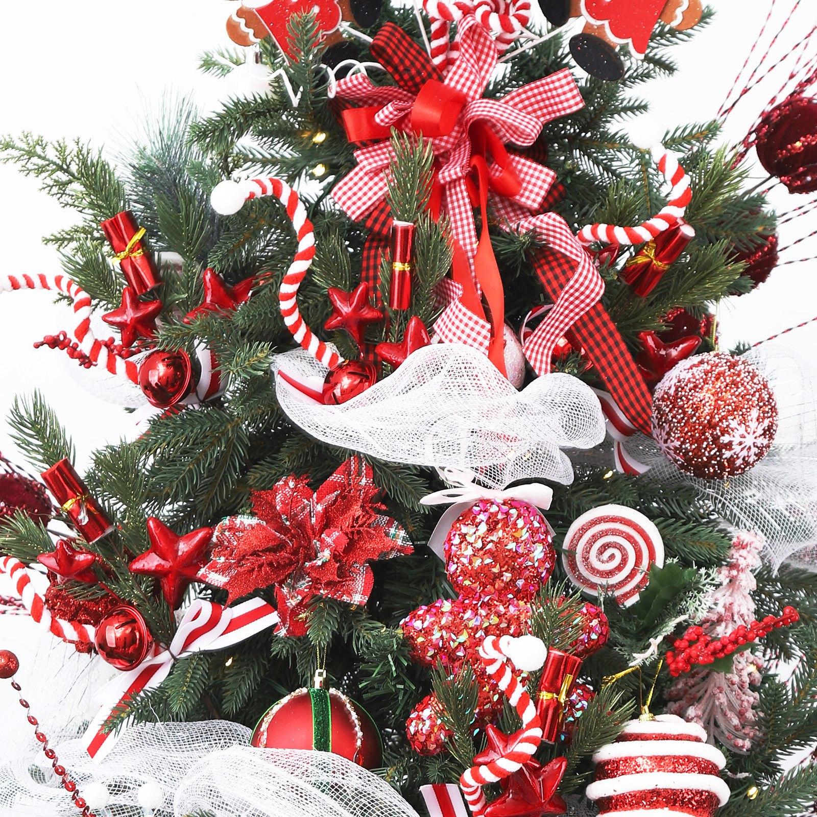 

Festive 4-Piece Christmas Picks Set: Candy Canes, Bells & Stars For Holiday Christmas Picks For Tree Cute Candy Picks Ornaments China Mainland