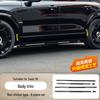 Zeekr 9X Obsidian Black Trim Kit: Blackened Grille & Front Face Decorative Parts