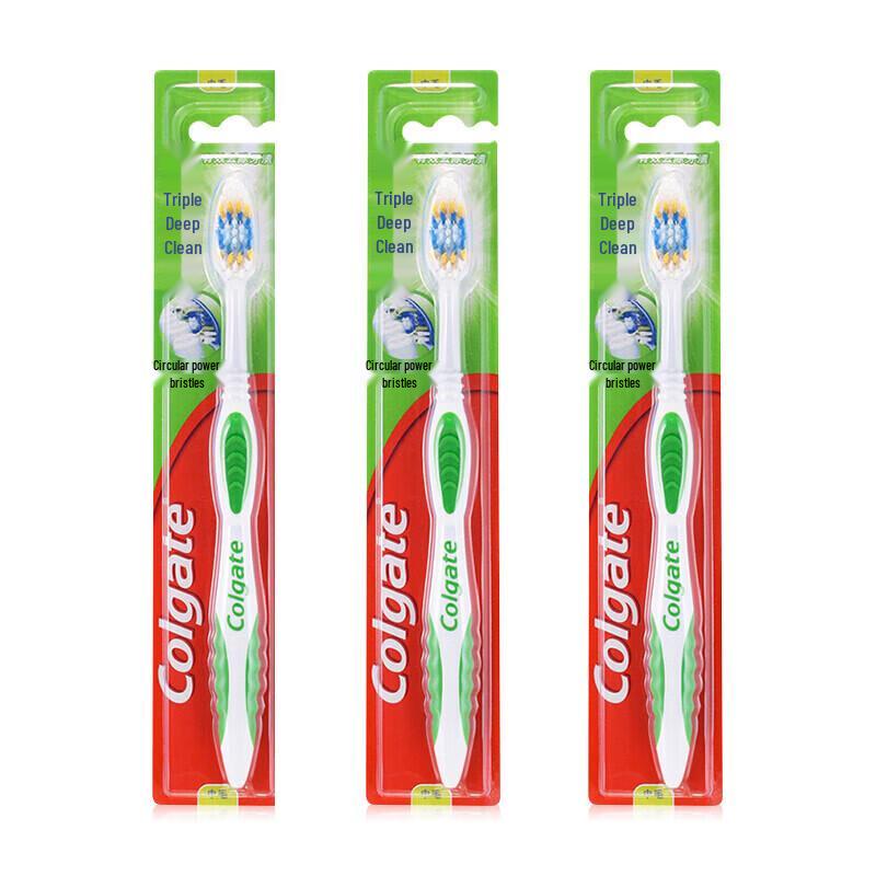 Зубная щетка Colgate Triple Action Deep Clean, 3 шт.