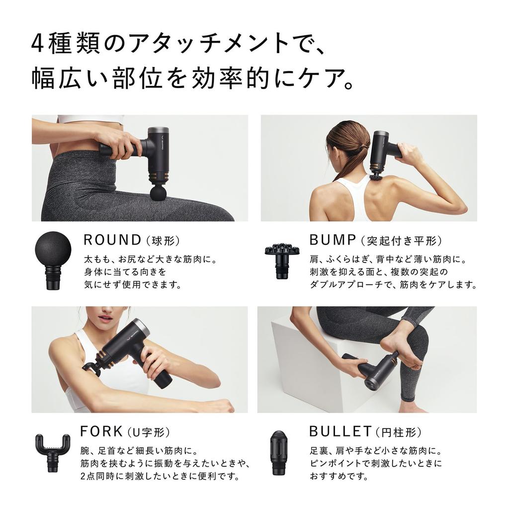 [Official Store Exclusive] SIXPAD Power Gun Plus (Black)