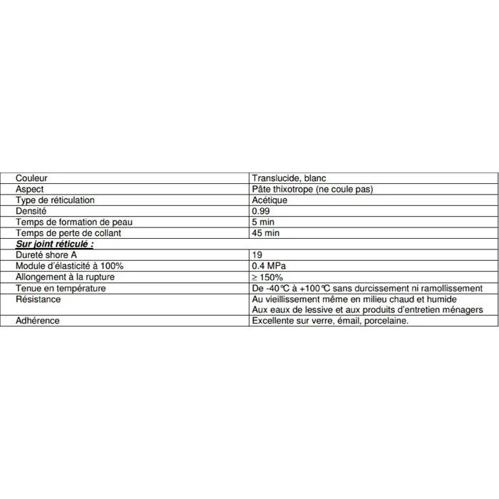 Mastic Silicone - Geb - 280 Ml - Beige Sable - Qualité Sanitaire - Fongicide Puissant