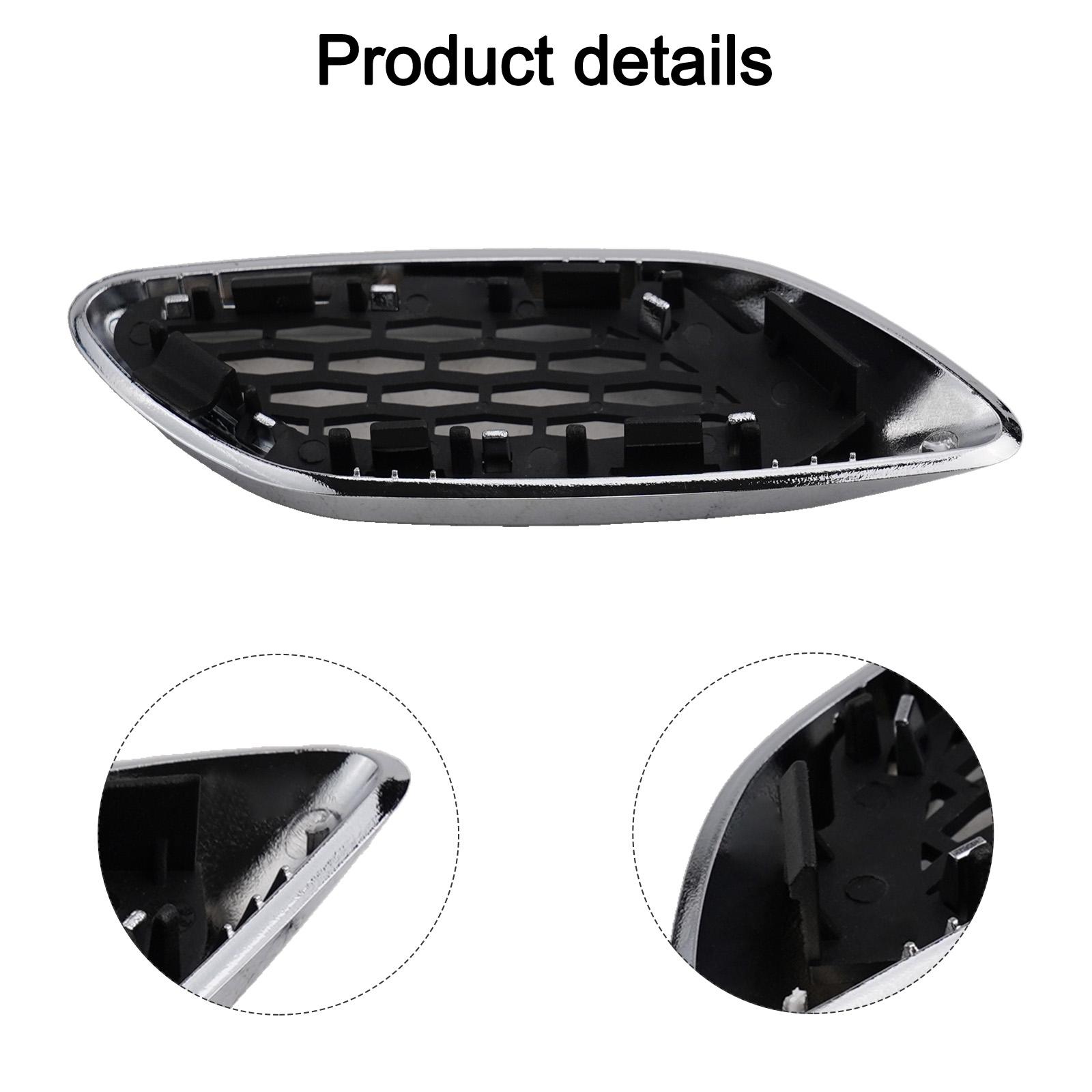 Replacement Part Chrome Fender Air Vent Front Air Vent Grille Color As Shown Direct Replacement Front Placement Left Placement China Mainland
