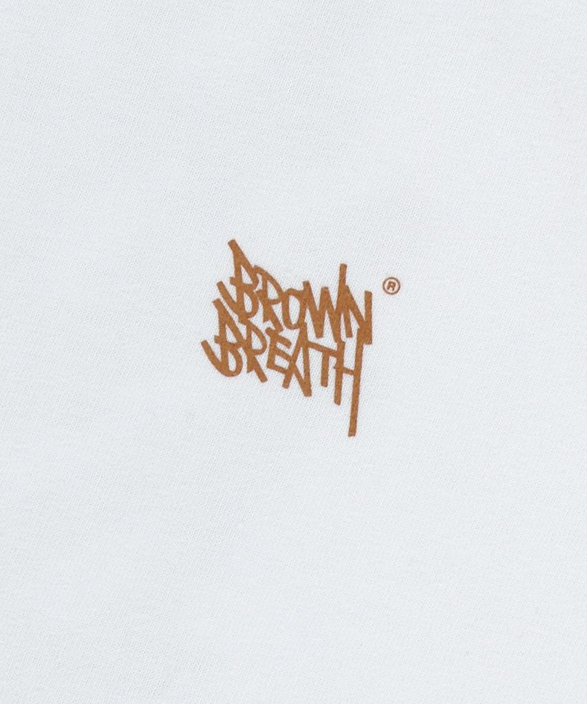BROWNBREATH Board Tag Tee - White