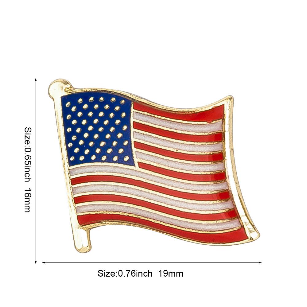 

U.S.A Flag Badge Tip Clips Lapel Pin Brooches Pins Flag badge Brooch Badges