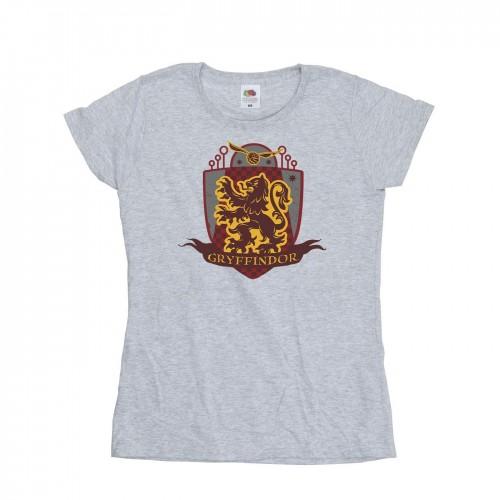 

Harry Potter Womens/Ladies Gryffindor Chest Badge Cotton T-Shirt XXL білий