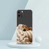 Cartoon Fun Cat Pet Dog Luxury Phone Case For iPhone 16 15 14 13 12 11 Pro Max XS X XR SE 7 8 Plus soft Silicone Clear Cover
