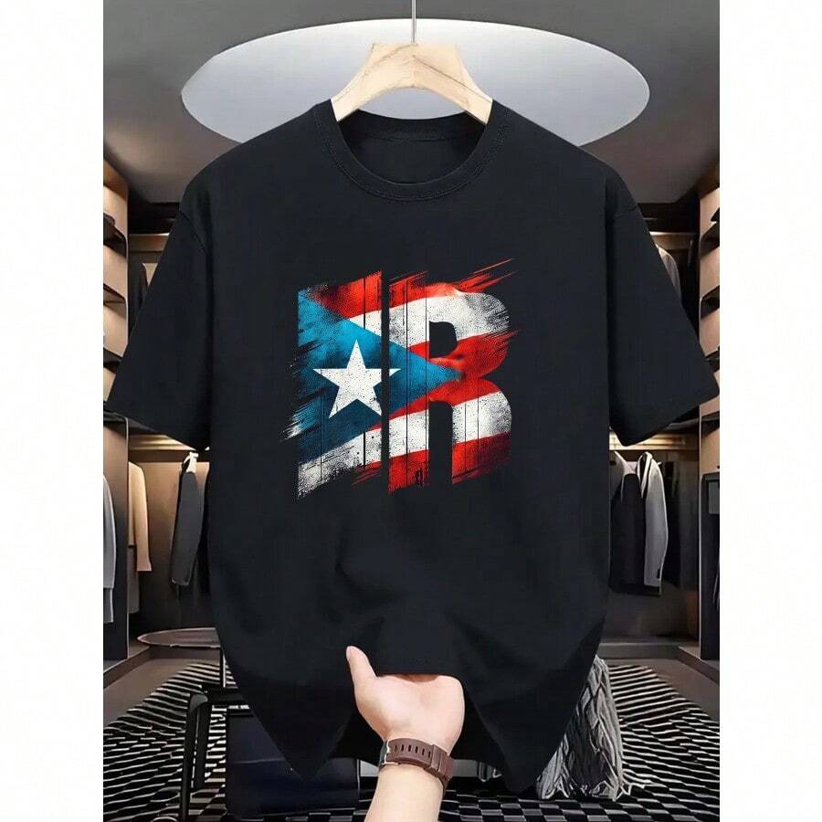 

Unisex s Puerto Rico Flag Graphic T-Shirt S