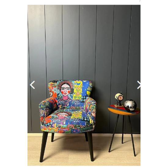 Bergere Single Seat Cafe Office Balcony Cafe Garden Digital Printing