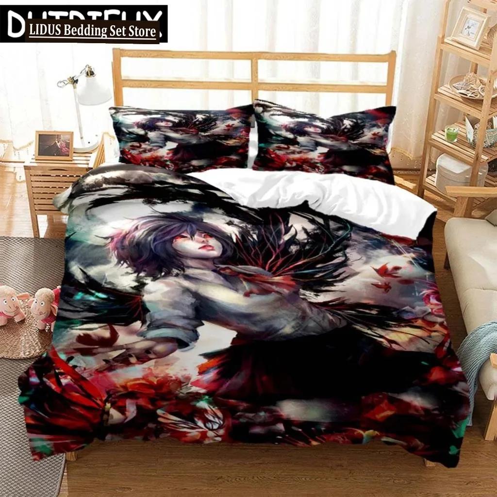 Tokyo Ghoul Digital Print Polyester Bedding Sets Covers Boys Duvet Cover Set For Teens Bedding Set King Size