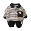 Kids Casual Long-Sleeve Set, Comfortable Daily Wear Outfits