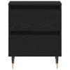 Nightstand Black Oak Effect 40 x 35 x 50 cm Engineered Wood