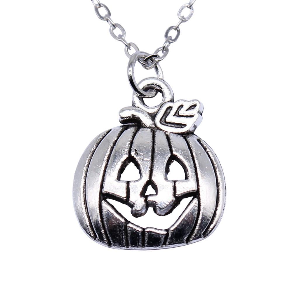 Mask Pendant Necklace Theater Halloween Day Jewelry 40cm Short Chain