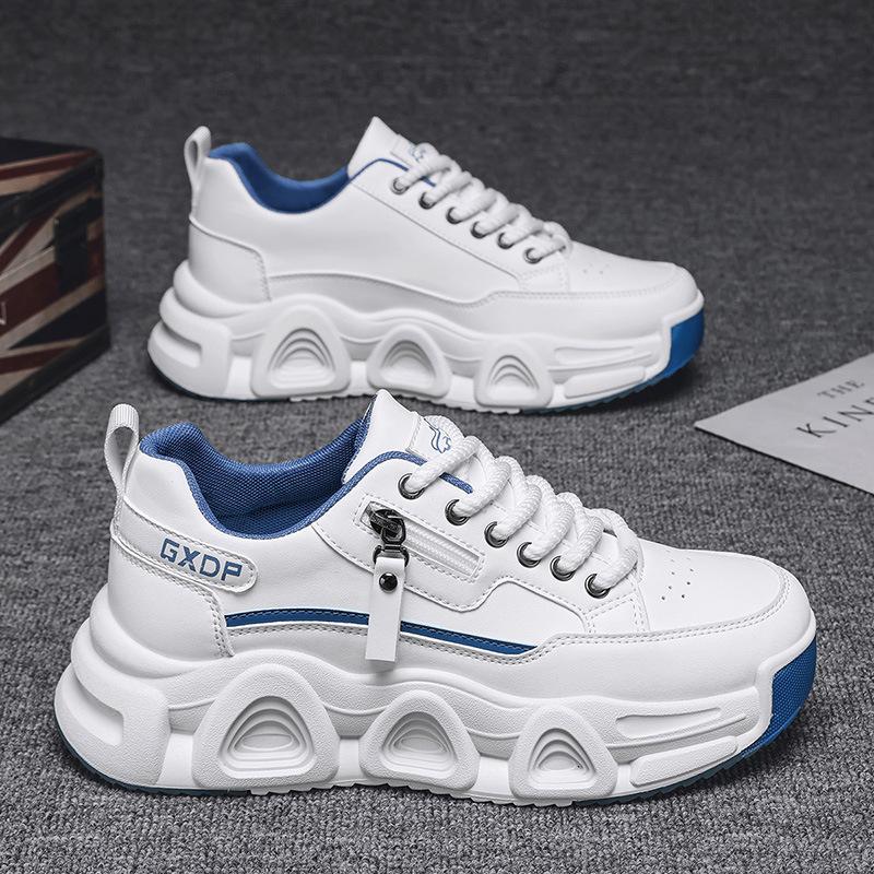 Autumn new high-end outdoor casual wear-resistant heightened platform dad shoes 39 standard sports shoe size