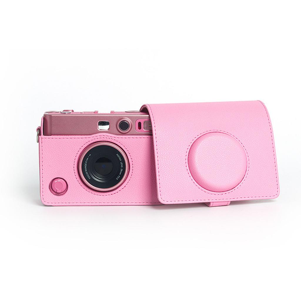 Protective Case Fit for Mini EVO Camera Roseate Portable Vintage Instant Camera PU Bag with Strap