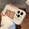 Best Friend Bear Rabbit Case for Apple iPhone 11 15 Pro Max 14 Plus 13 12 16 Shockproof Protective Silicone Funda Phone Cover