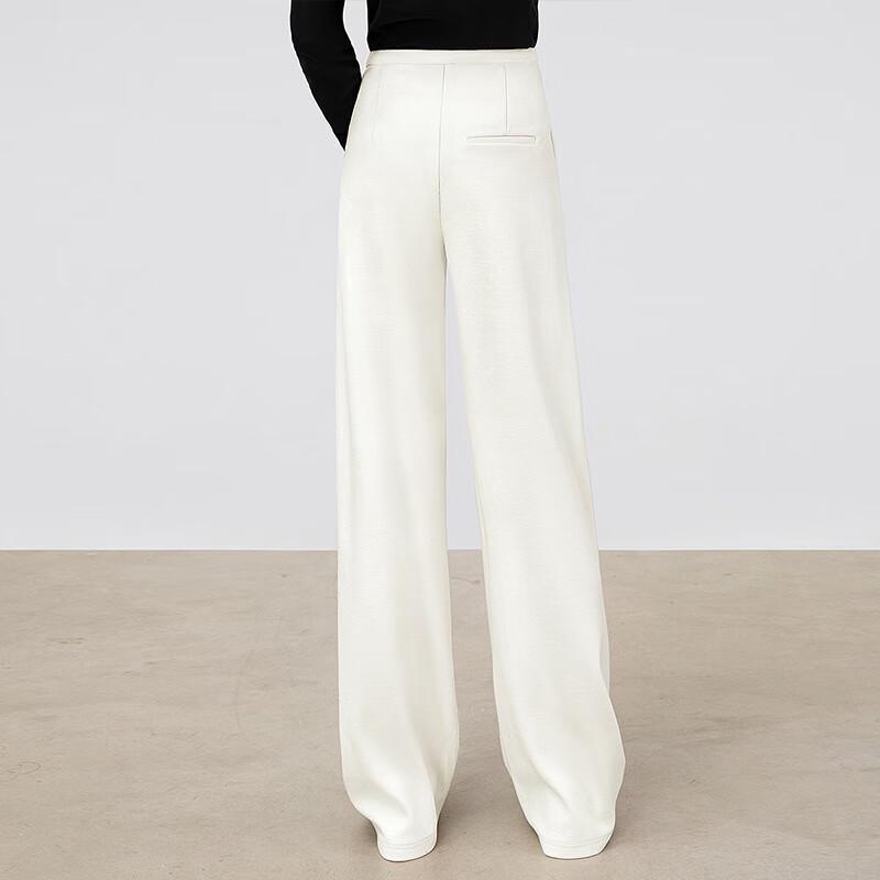 Women's Drapey Elastic High-Waist Wide-Leg Pants
