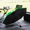 Football Betis Crest Design Umbrella 8-Frame for Travel, Camping, Casual Lightweight Portable Umbrella, Essential for Every Family Holidays Gift