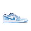 Jordan Air Jordan 1 Blue Order Abrasion Resistant Low Top Vintage Basketball Shoes Unisex White Blue 553558-404(Team836-)