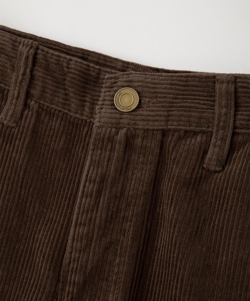Sseomweeobeoteo Sander Corduroy Pants - Brown