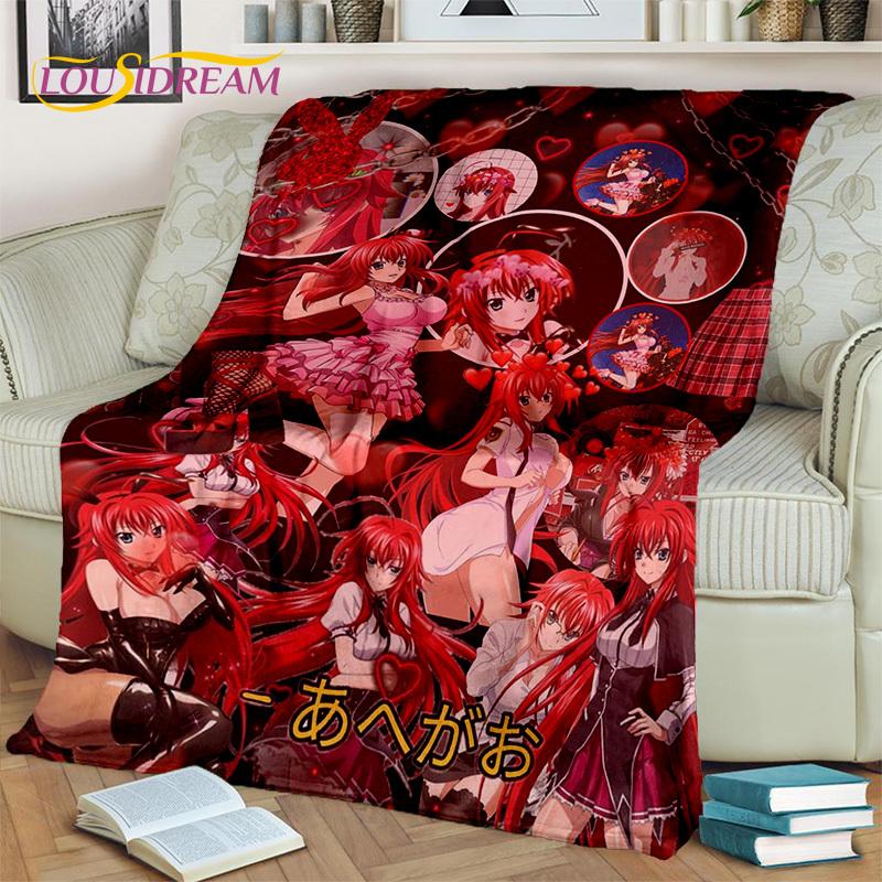 Cartoon Sexy Girl High School DxD Anime 3D Blanket,Soft Throw Blanket for Home Bedroom Bed Sofa Picnic Travel Cover Blanket Kids
