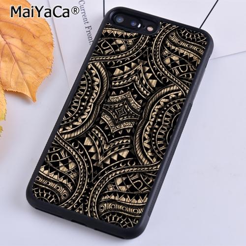 Polynesian Maori tribal samoan pattern tattoo Phone Case For iPhone 17 Air 16 15 14 11 12 13 Pro MAX Plus coque Cover
