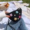 Cute Straw Woven Bag Fashionable Internet Celebrity Female One-shoulder Cross-body Women's Ins Trendy Small Backpack