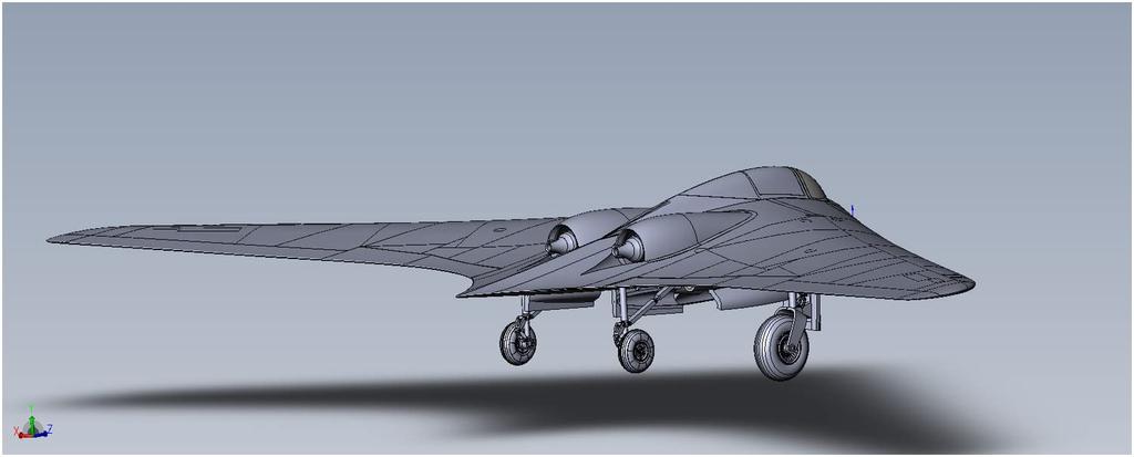 Micromill 1/72 Maßstab Deutsche Luftwaffe Horten H-9 V1 BMW 003 Strahltriebwerk (AMP-Marke) Plastikmodellbausatz MKRAMP72-017 Spritzguss in Farbe