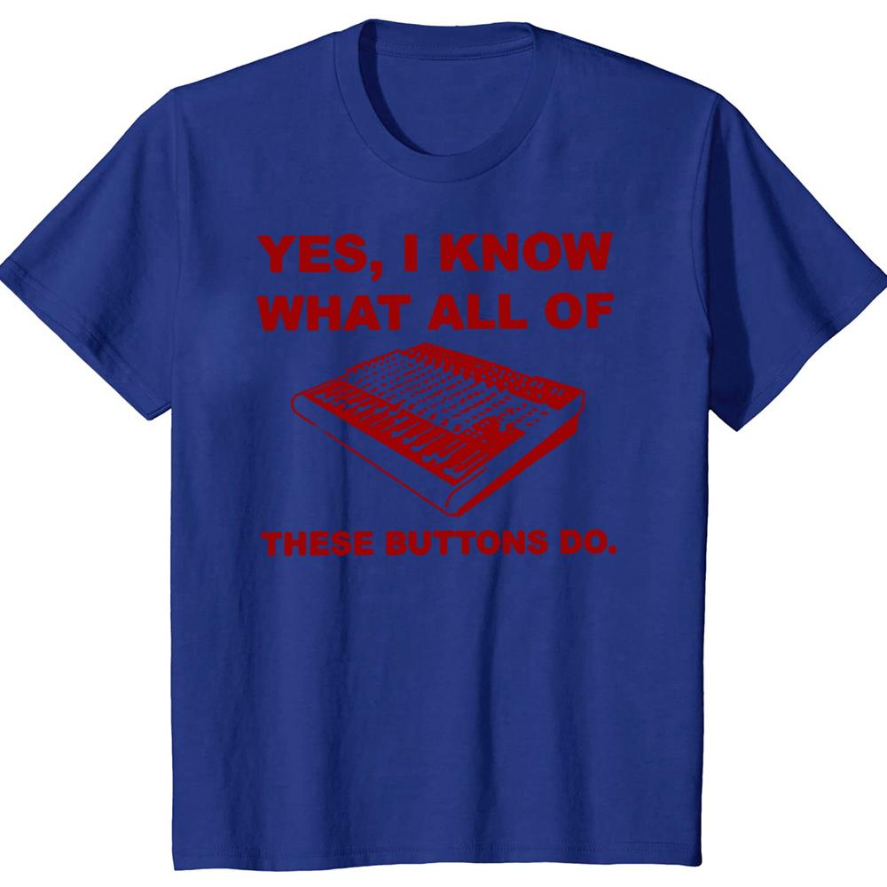 Sound Engineer T Shirts Graphic Streetwear Short Sleeve Harajuku DJ Audio Engineer Hip Hop T-shirt Mens Clothing