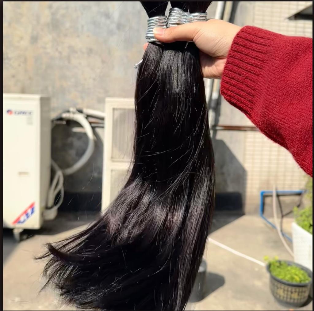 100% Human Hair Deep Wave Bulk For Braiding Unprocessed Remy No Weft Curly Extensions 50g 100g