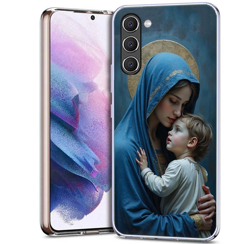 

The Virgin Mary and the Baby Phone Case for Samsung A54 A14 A24 A34 A17 A37 A57 A55 A35 A25 A15 A13 A23 A33 A53 A07 A05S A04S A0 Samsung A07