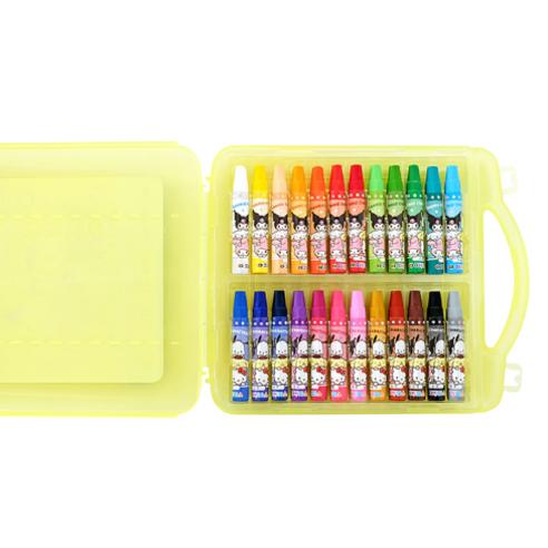 Sanrio Characters Crayons 24 Vibrant Colors