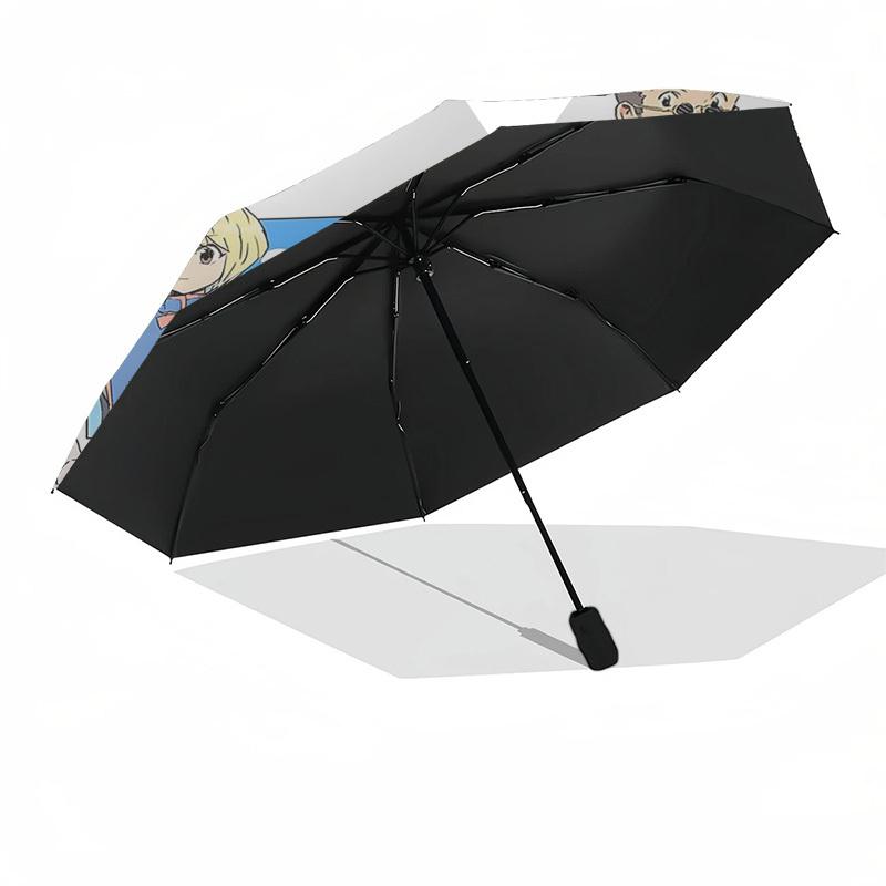 1 pièce Ensemble de Parapluies Familiaux Hunter x Hunter - Ouverture Automatique avec Design Pliable, Cadre en Fer, Utilisation Extérieure, Cadeau Parfait pour les Fans, les Voyageurs, Usage Quotidien