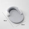 Summer Cooling Cat Bed, Breathable Dog Bed with Raised Neck Pillow, Non-Slip & Washable Round Cooling Pet Mat for Cats and Small Dogs