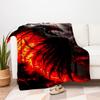 "Fiery Phoenix Wall Art: Fantasy Dragon Decor for Your Home"Blanket Flannel Throw Blanket for Sofa, Bed, Travel, Camping, Office