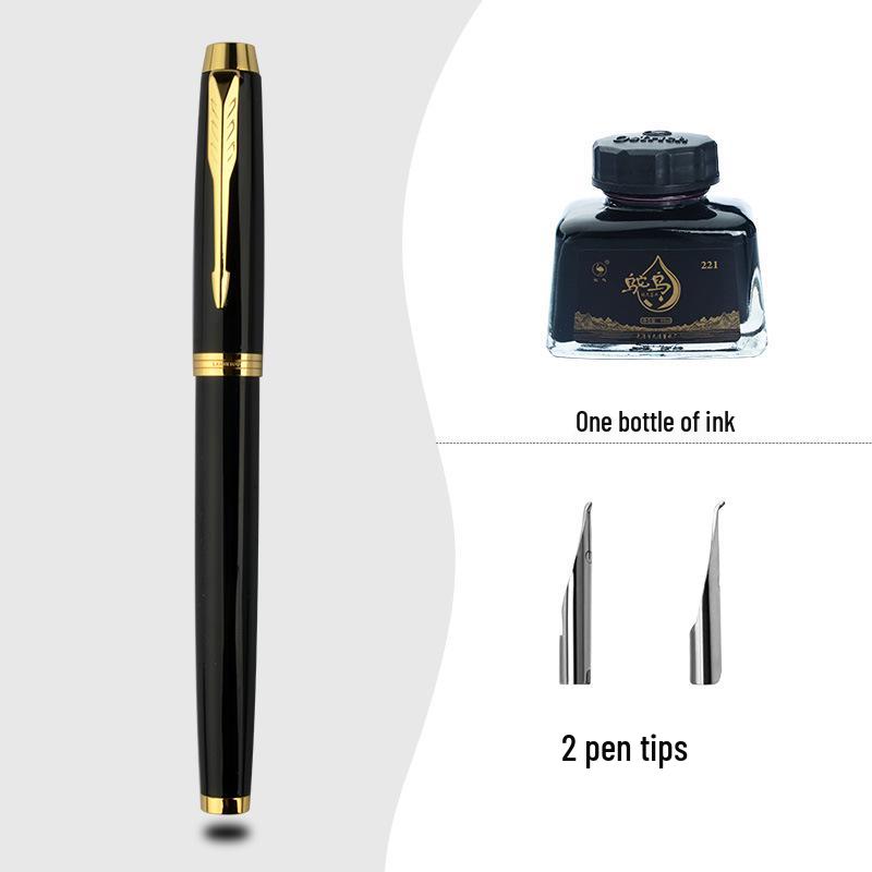 High-End Calligraphy Fountain Pen with Hard Nib for Artistic Writing, Practice & Signature - Ideal for Adults and Men
