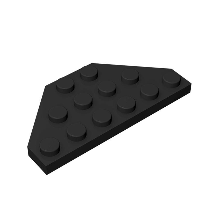 MOC 10PCS 2419 3x6 Wedge Plate Building Blocks 3x6 Cut Corners 43127 Bricks Particle Puzzle Assemble Toys Children Birthday Gift