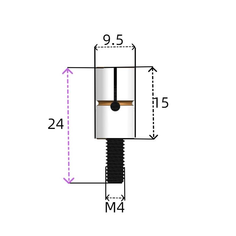 CNC Inner Diameter Expansion Pin Quick Locating Inner Support Chuck Inner Hole Expansion Pin Of Internal Support For Mold