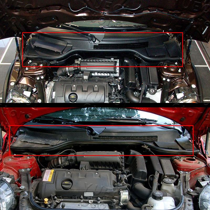 for LHD 2007-2015 R55 R56 R57 BMW Mini Cooper Clubman Hatchback Wagon Windshield Wiper Cowl Panel Cover 51132751209 51132751210