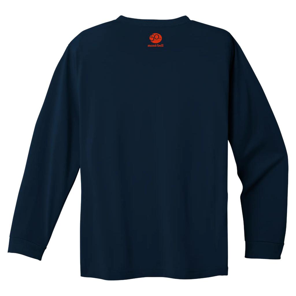 MONTBELL Wickron Summits 50th Moisture-Wicking Quick-Dry Breathable Long Sleeve T-Shirt Unisex