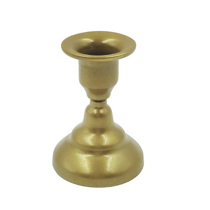 Vintage Metal Candlestick Candle Holders Pillar Iron Art Candlestick For Wedding Party Decor Mini Retro Candle Stick Stand