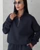 Europäischer und Amerikanischer Stil Lässiger Patchwork Verdickter Langarm-Sweatshirt und Hosen Set 2025