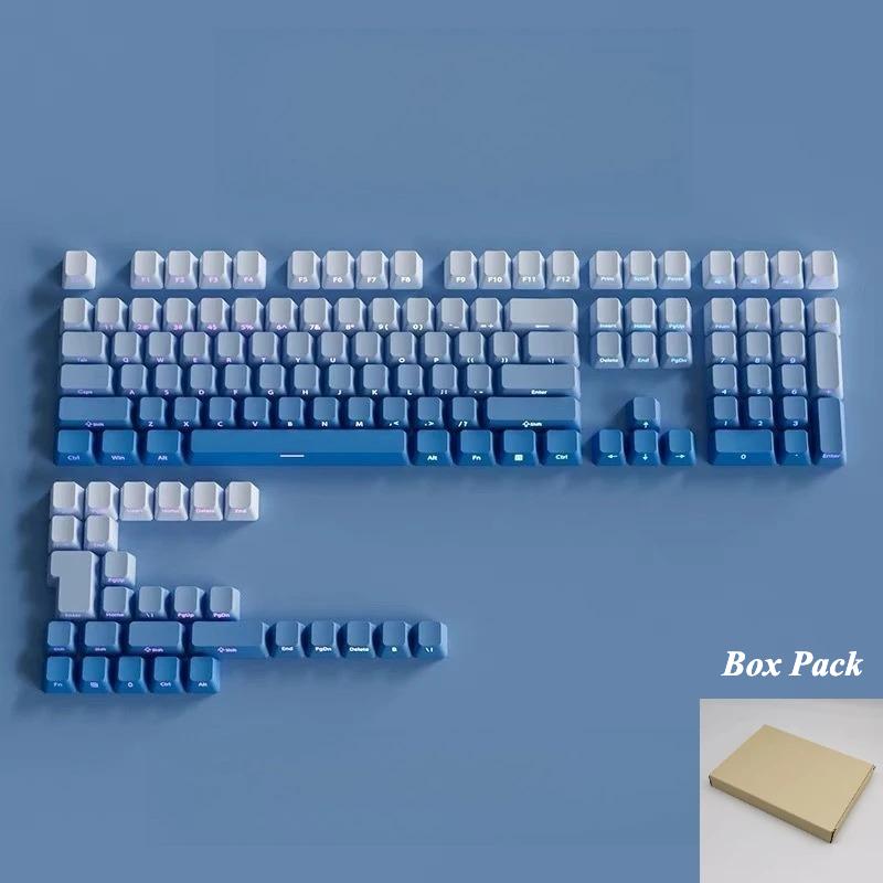 Xiaomi 135 Keys Strawberry Pink Side Print PBT Keycaps Double Shot Shine Through Keycaps Cherry Profile for Cherry MX Switches Keyboard